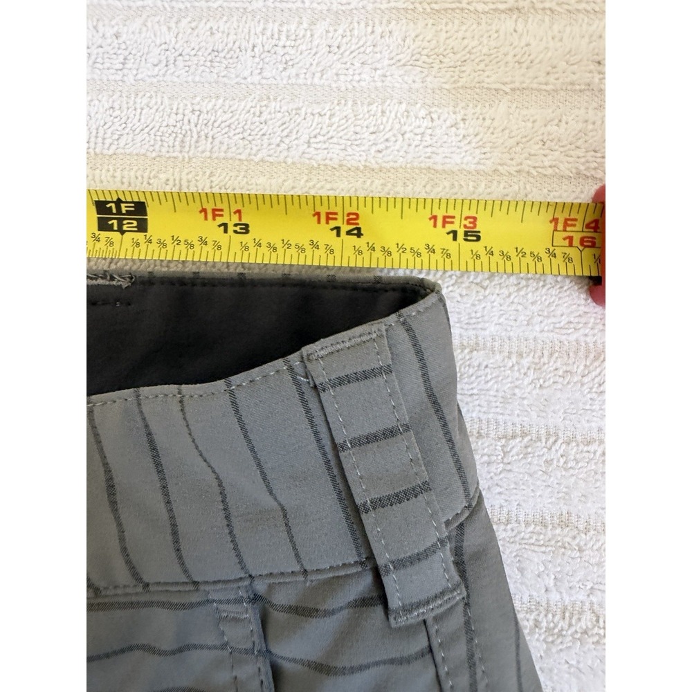 Nike Golf 30 Gray Stripe Dri Fit Stretch Golf Shorts Performance - Picture 13 of 15
